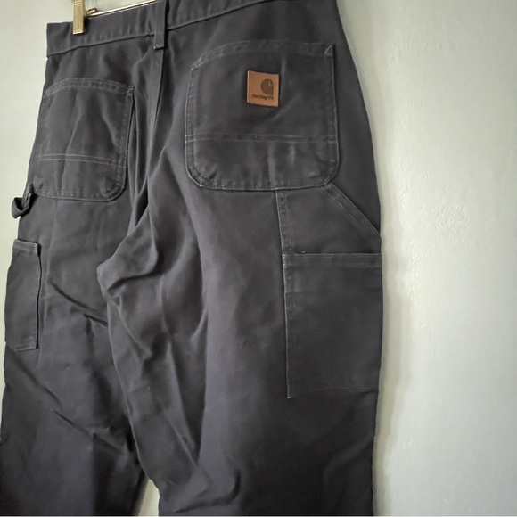 Carhartt Navy Dungaree Jeans - 30x30 Workwear Treasure! 🚜 - Picture 5 of 10